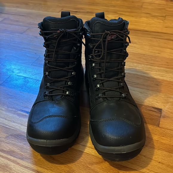 Red Wing Shoes Men's Black Lace-Up Boots - Picture 2 of 12